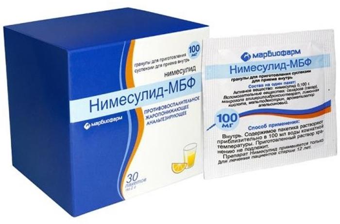 Нимесулид-МБФ гран.пак.100мг/2г N30 (Р)