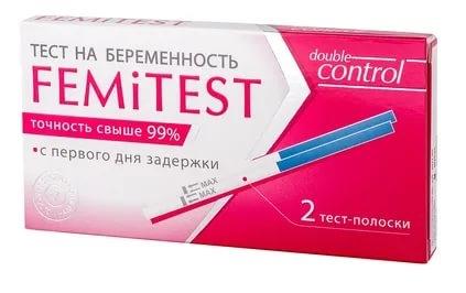 Тест-пол. Femitest ул./чувст.double control N2 д/опр.берем. (Р)