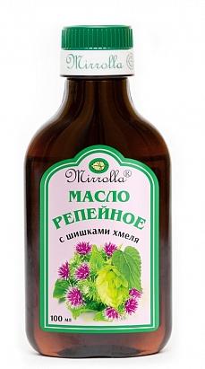 Масло репейное с шишками хмеля Мирролла 100 мл