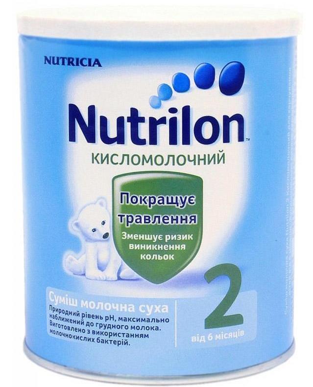 Nutrilon Кисломолочный-2 Сухая адаптированная молочная смесь 400 г (6+)