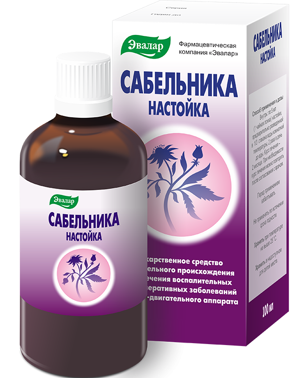 Сабельник настойка 100мл (Р)
