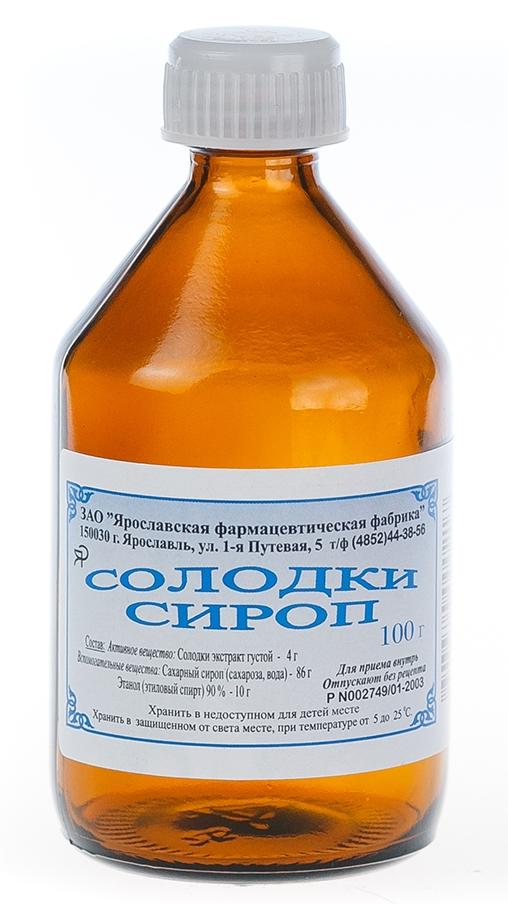 Солодки корня сироп 100г (Р)