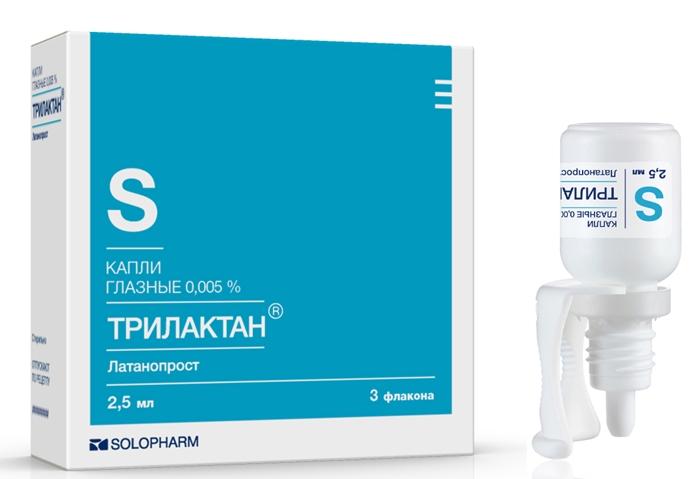 Трилактан капли глаз. 0.005% 2.5мл N3фл.-кап. (Р) (Ксалатан)