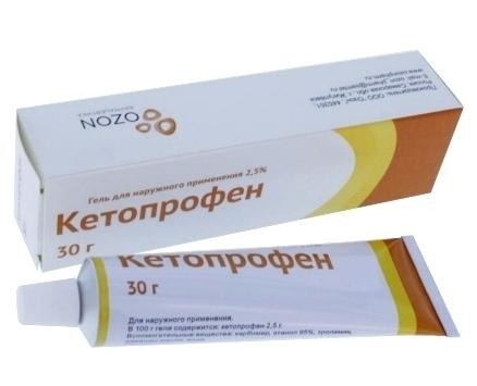 Кетопрофен гель 2.5% 30г (Р) Озон