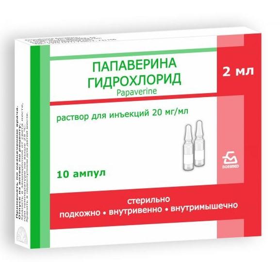 Папаверина г/х 2% 2мл N10 (Р) БорисЗМП