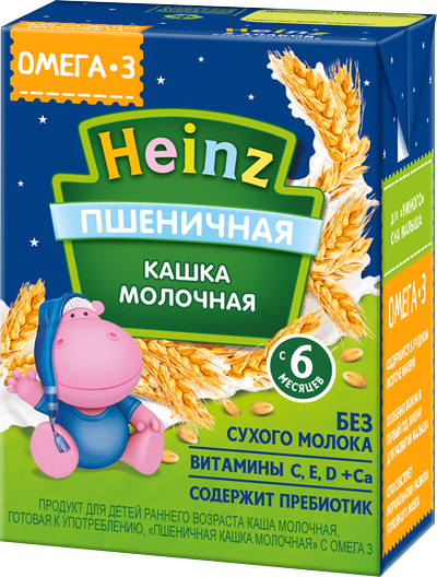 Heinz Питьевая Пшеничная кашка молочная