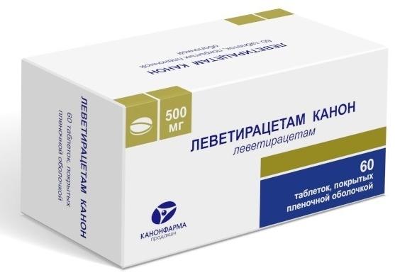 Леветирацетам Канон таб. 500мг N60 (Р)#