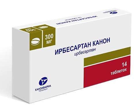 Ирбесартан Канон таб. 300мг №14