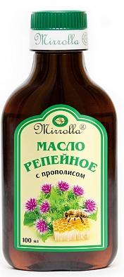 Масло репейное с прополисом 100мл (Р) Миролла