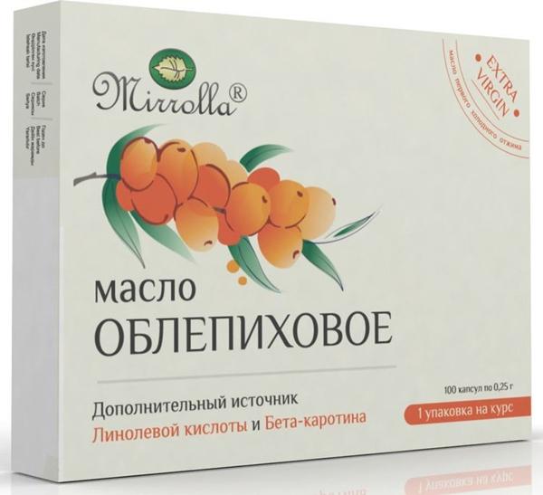 Масло облепихи капс. №100