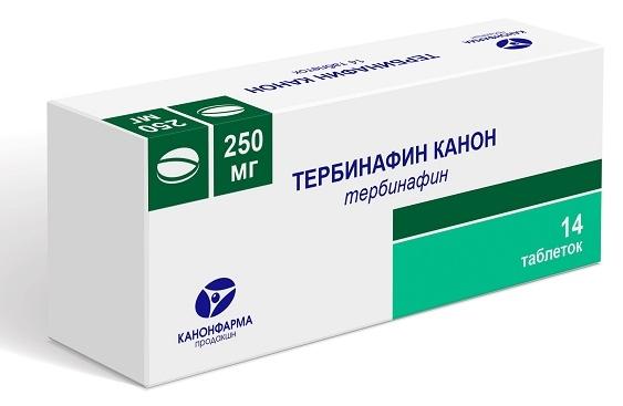 Тербинафин Канон таб. 250мг №14