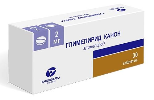 Глимепирид Канон таб. 2мг N30 (Р)