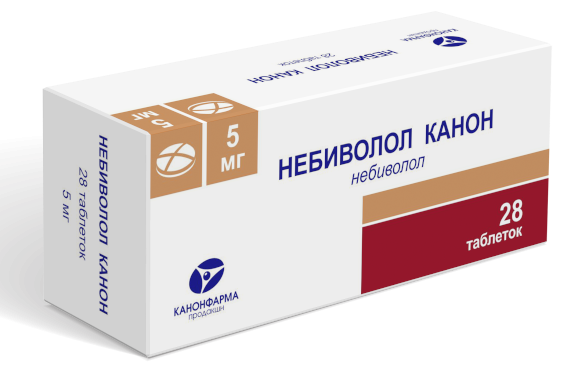 Небиволол табл. 5мг N 28 (Р) (Канон)