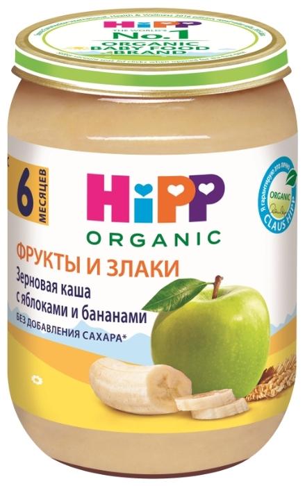 HiPP Зерновая каша с яблоками и бананами