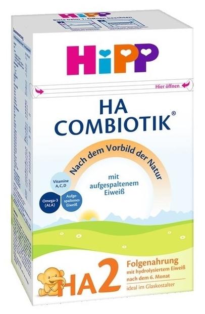 HiPP НА2 Combiotik Гипоаллергенная последующая смесь