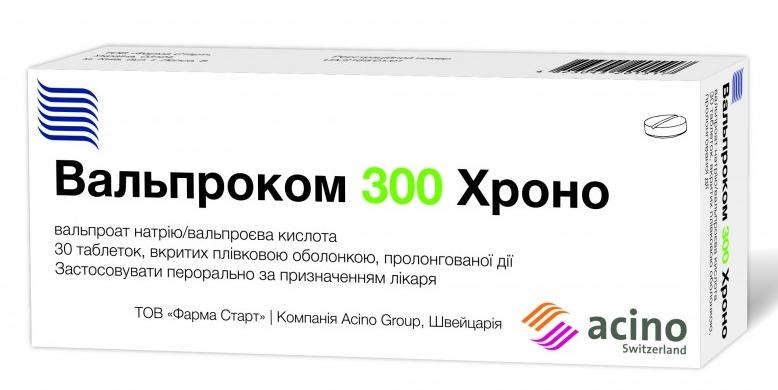 Вальпроком 300 Хроно таб.: 30 шт.