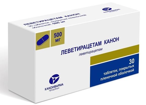 Леветирацетам Канон таб. 500мг N30 (Р)#
