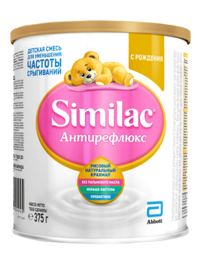 SIMILAC Антирефлюкс смесь 375г (с рожд.) (Р) (ДПИ)