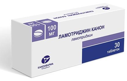 Ламотриджин Канон 100мг N30 (Р)