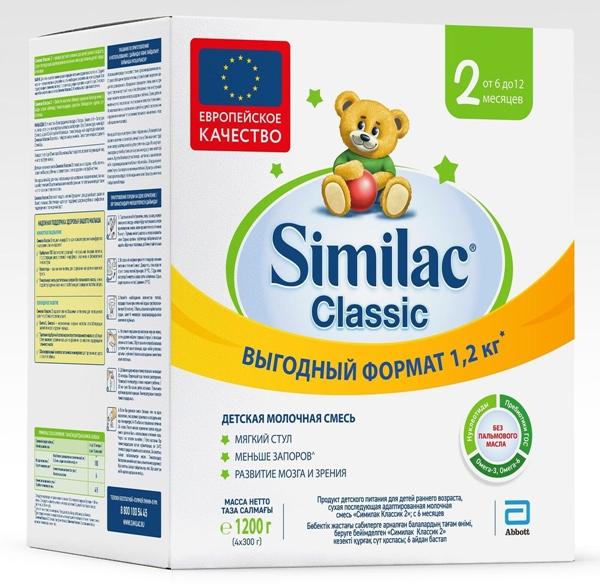 SIMILAC 2 Классик сухая молочная смесь 1200 г (6+)
