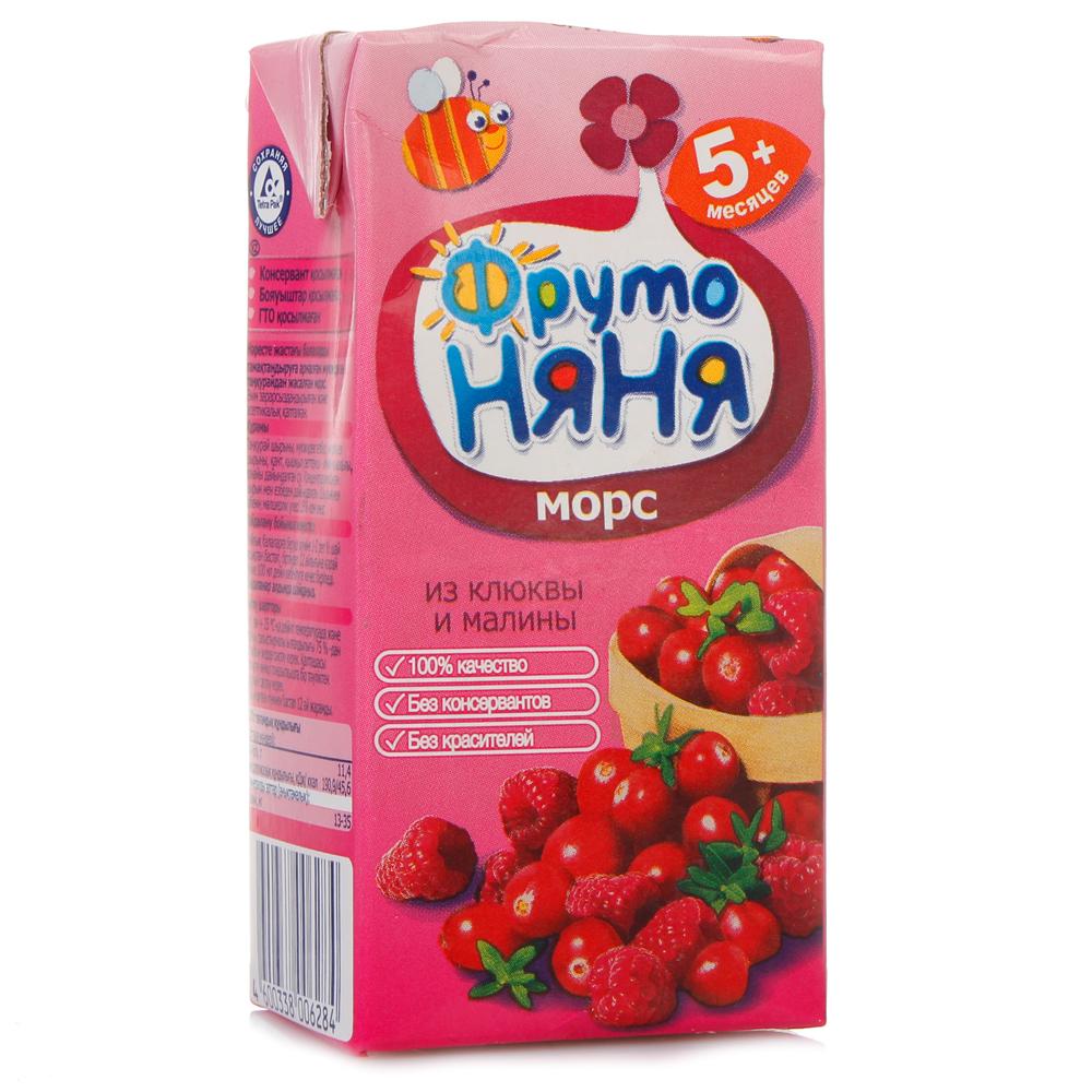 Фруто Няня Морс клюква-малина