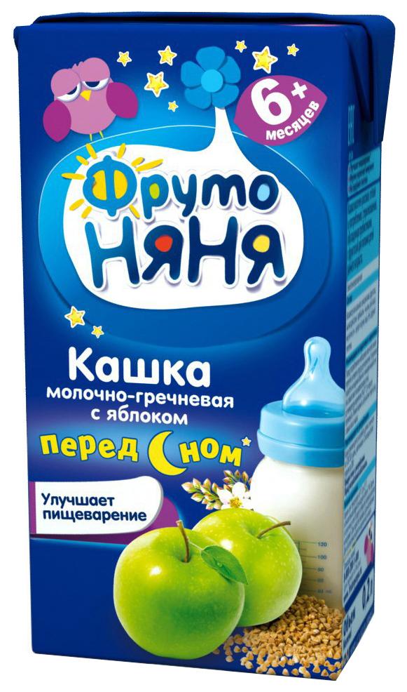 Фруто Няня молочная гречневая каша с яблоком