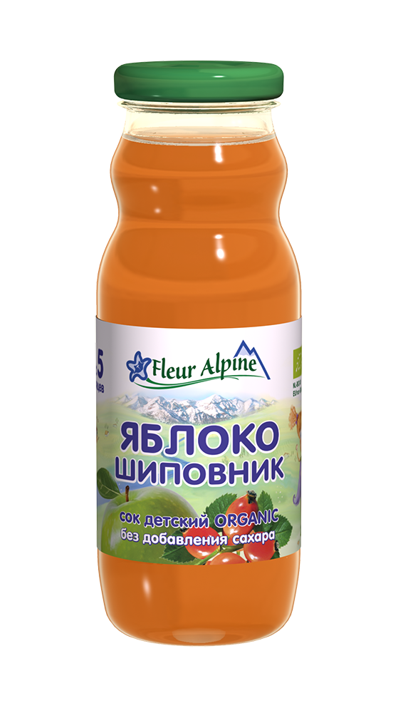 Fleur Alpine ORGANIC (ФА) 	 Детский сок ЯБЛОЧНО-ГРАНАТОВЫЙ
