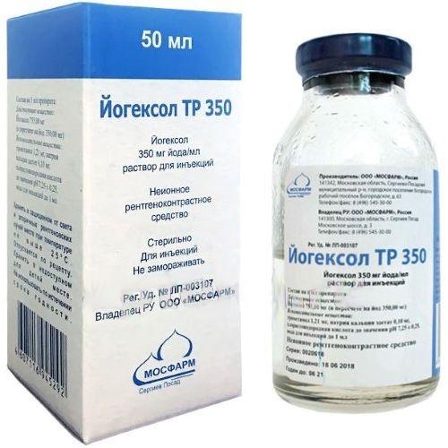 Йогексол ТР раствор 350 мг/мл 50 мл
