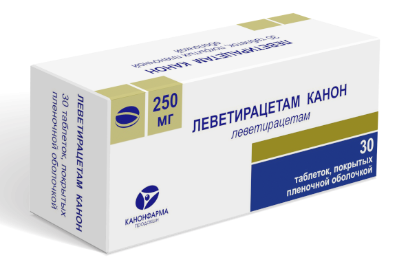 Леветирацетам Канон таб. 250мг N30 (Р)#