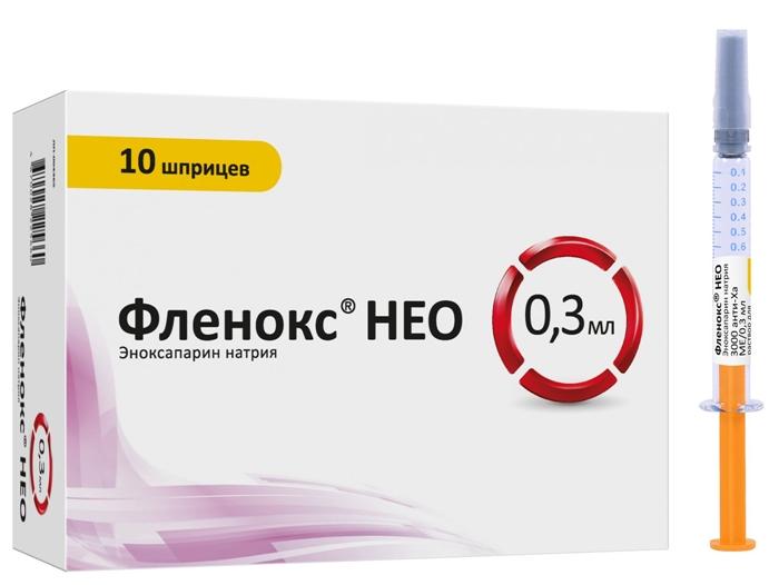 Фленокс НЕО шприц 3000МЕ/0.3 мл: 10 шт.