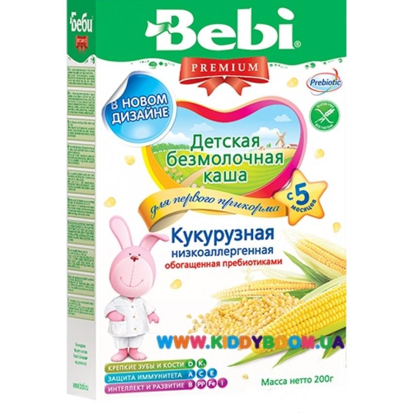 Bebi Premium Каша Безмолочная Кукурузная (акция)
