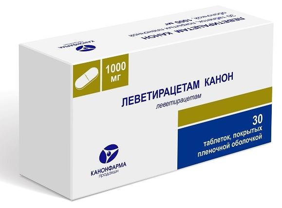 Леветирацетам Канон таб. 1000мг N30 (Р)#