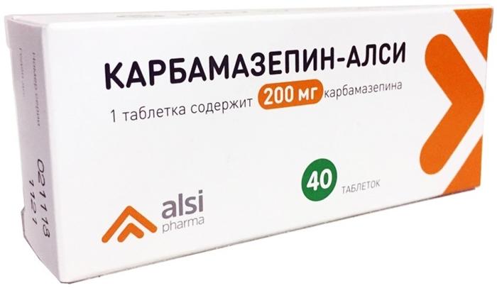 Карбамазепин таб. 200мг N40 (Р)#