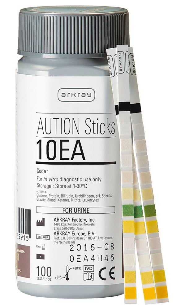 Тест-полоска к глюкометру Aution Sticks 10EA №100