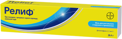 Релиф мазь 28.4г (срок) (Р)