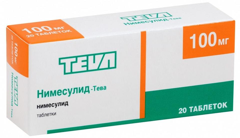 Нимесулид-Тева таб. 100мг N20 (Р)