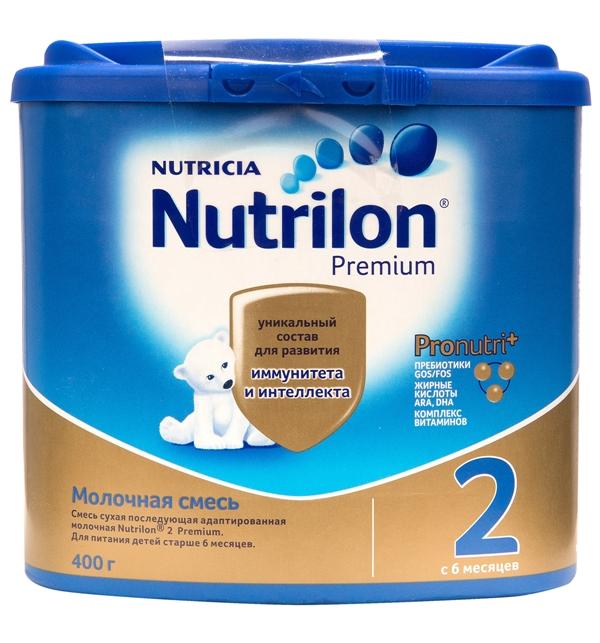 Nutrilon Premium-2 Сухая адаптированная молочная смесь 400 г (6+)