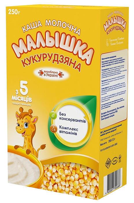 МАЛЫШКА Молочная кукурузная каша