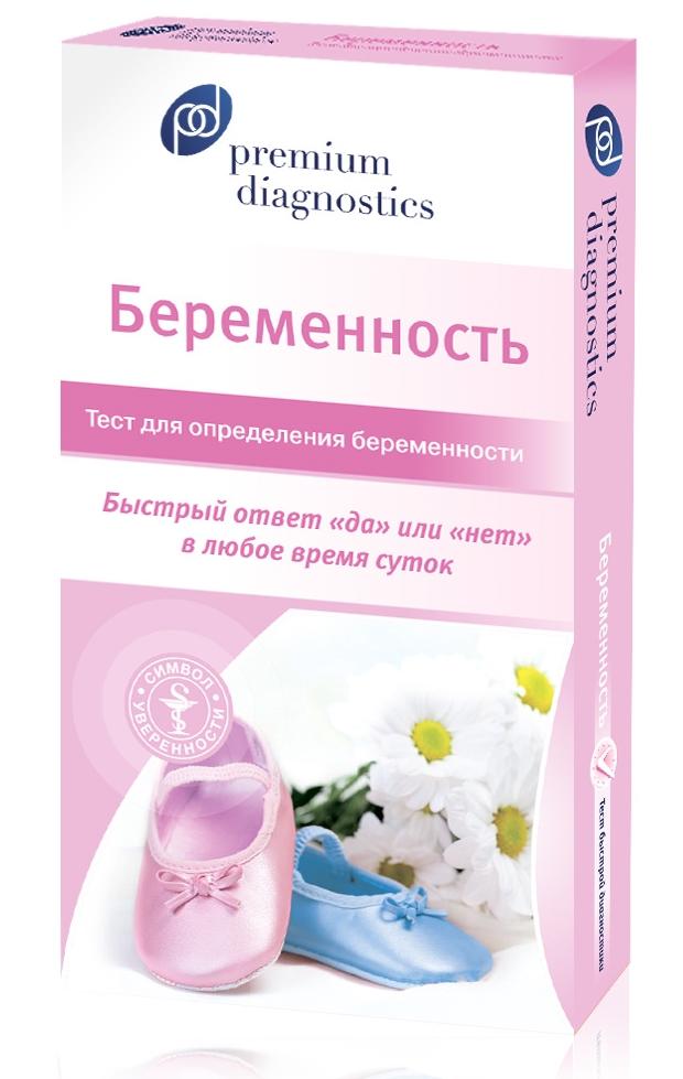 Тест для определения беременности (полоска) Premium Diagnostics №1