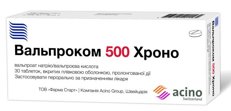 Вальпроком 500 Хроно таб.: 30 шт.