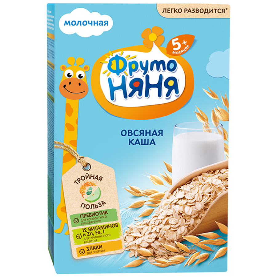 Фруто Няня Молочная овсяная каша