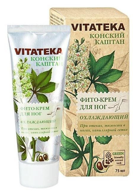 Vitateka Фито-крем д/ног охлажд. с конск.кашт.75мл