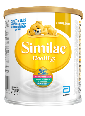 SIMILAC НеоШур смесь сух.мол.д/недонош.370г банка (Р) (ДПИ)