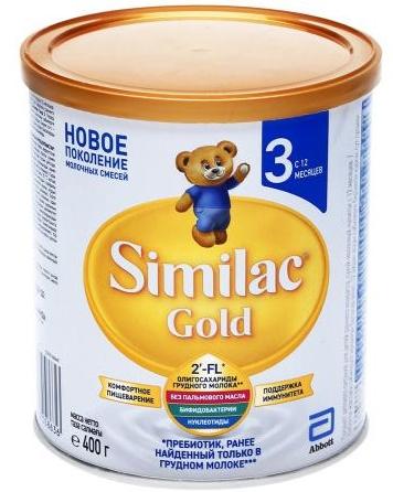 SIMILAC 3 Gold Напиток сухой молочный 400 г (12+)