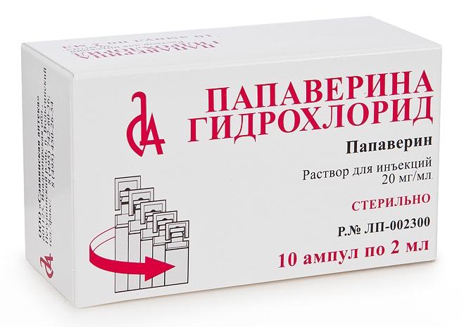 Папаверина г/х 2% 2мл N10 (Р) СлавАпт