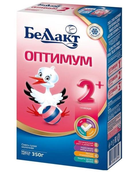 Беллакт Оптимум 2 Смесь сухая молочная 350 г (6-12)