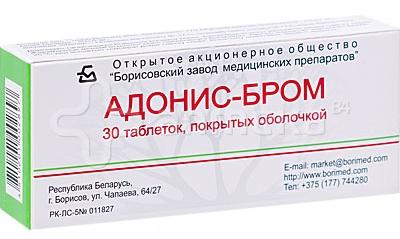 Адонис-бром таб.: 30 шт.