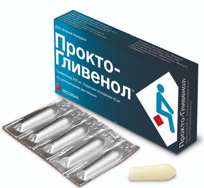 Прокто-гливенол супп. N10 (Р)
