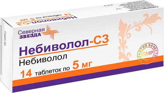 Небиволол-СЗ таб. 5мг №14