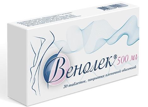 Венолек таб. 500мг N30 (Р) (Флебодия)